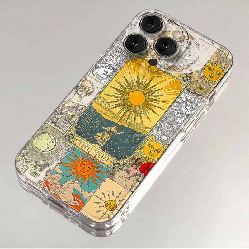 

Милый Ретро Граффити Чехол для Телефона Apple iPhone 17promax - Мягкий Силиконовый Ударопрочный Чехол для iPhone 16/15/14/13/12/11/Xs/Xsmax/Xr/Pro/Plus Apple 16pro