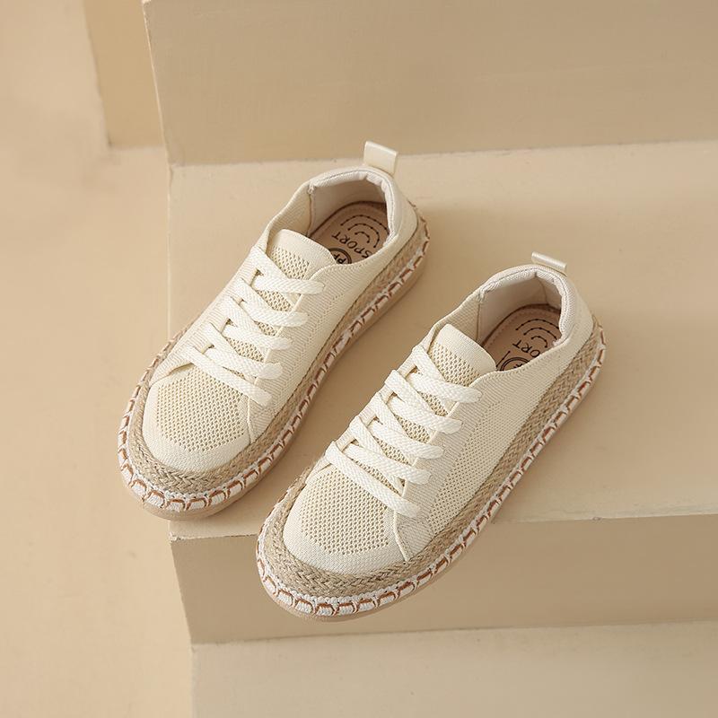 Mesh women's loafers, old Beijing cloth shoes, women's summer thin casual versatile flat-bottomed lazy fisherman shoes