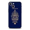 Morocco Ukraine Passport For iPhone 11 12 13 15 14 Pro Max Phone Case X XR XS 7 8 Plus SE 2020 Luxury Black Soft Cover Funda
