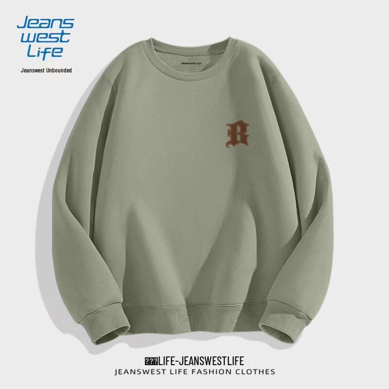 JEANSWEST LIFE Men's Crew Neck Sweatshirt