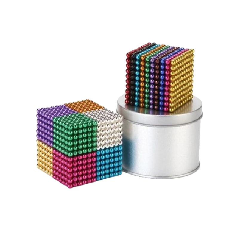 Neodymium Iron Boron Toy Magnet Silver 3-5mm Strong Magnetic Ball