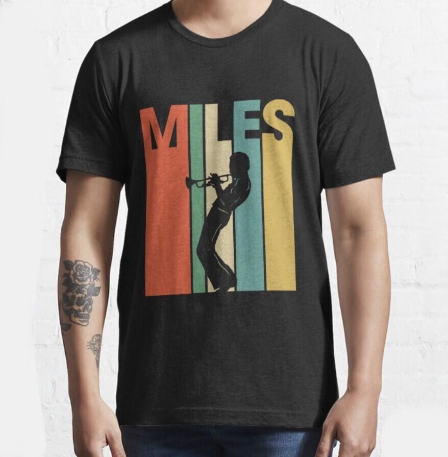 Miles Davis Trumpet Blue Music Gift T-Shirt, Miles Davis Shirt Unisex T-Shirt XXXL