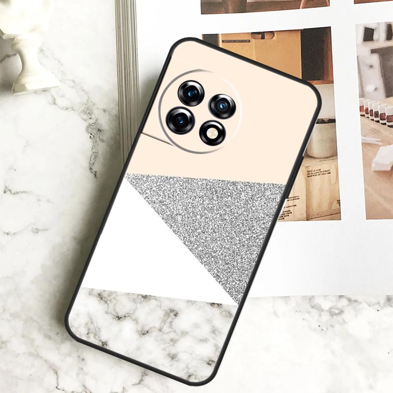 Geometric Marble Case For OnePlus 12 12R 11 9 10 Pro 10R 9R 8T 10T Nord CE 2 3 Lite 2T N10 N20 N30 CE4 Cover