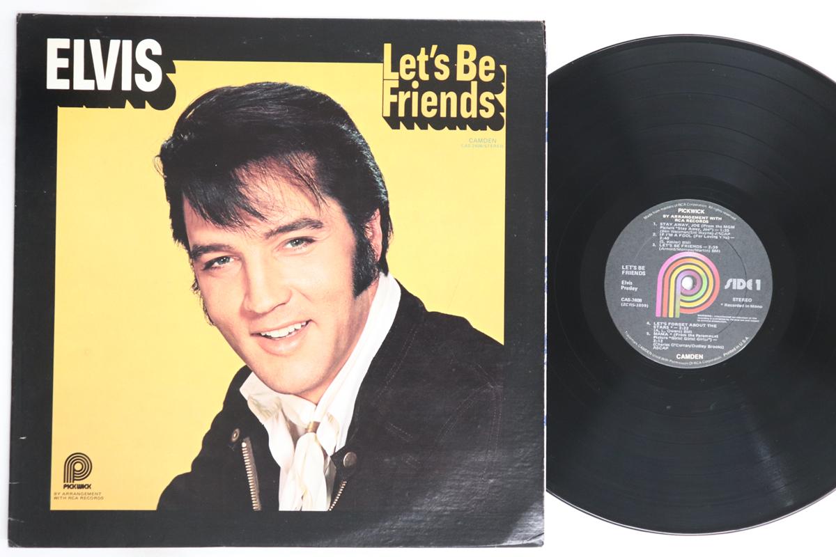

LP Record ELVIS PRESLEY - Let s Be Friends CAS2408 RCA CAMDEN 1975 US Rock Used