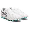 Asics DS LIGHT X FLY PRO Artificial Leather Soccer Shoes White Blue 1101A025-100