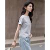 Demana Damen Sommer Perlenblume Kurzarm T-Shirt