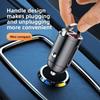 Cargador de coche rápido con adaptador de encendedor de cigarrillos y múltiples puertos USB