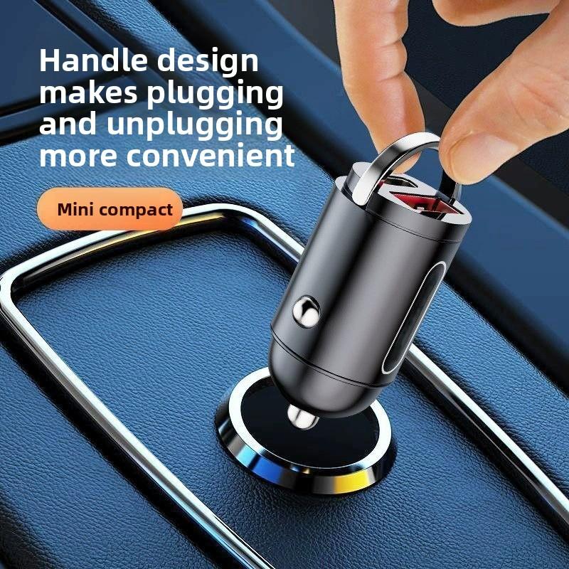 Cargador de coche rápido con adaptador de encendedor de cigarrillos y múltiples puertos USB