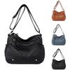 Women Messenger Bag Large Capacity Casual Satchel Bag Adjustable Strap Zipper Vintage Multi-Pockets Female Tote Bag