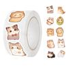 500Pcs/Roll Student Stationery Big Eye Cat Stickers Encourage Children Sticker  Notebook
