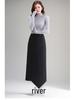 2025 Winter High-Waist Slimming Pencil Skirt