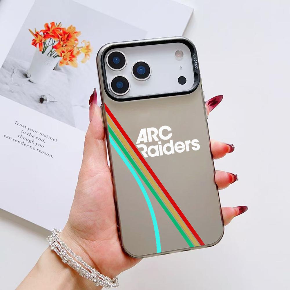 Spiel A-ARC Raiders Handyhülle Für iPhone 17 16 15 14 13 12 11 Pro Max Air Matt Laser Aurora Stoßfest Funda
