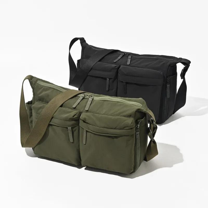 Solid Color Nyl Women's Travel Messenger Bags Casual Sport Ladies Shoulder Bag Large Capacity Female Pocket Handbags Purse