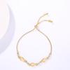 Korean Style Zircon Flower Bracelet for Women - Trendy, Simple, Personalized Design