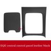 Car Center Console Leather Suede Style Panel Cover Trim Panel Frame  Interior Modification For Mercedes Benz EQE Class EQE350