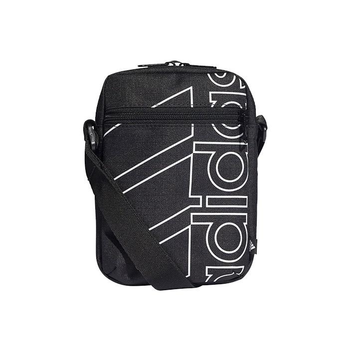 Adidas Nylon Fabric Shoulder Bag, Crossbody Bag Regular Unisex Black One Size