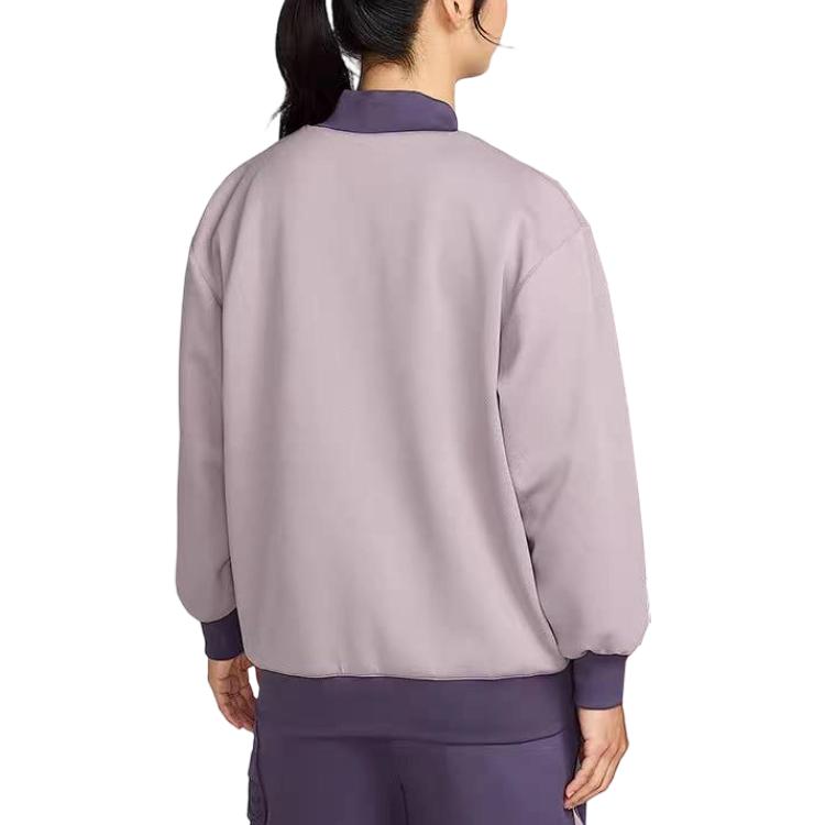 Nike Jackets Men's Light Purple Baseball Collar Moderate FV3165-573