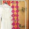 Xi Floral Long Strip Non-Woven Fabric Hanging Decoration for Living Room, Bedroom, or Wedding Entrance