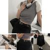 Versatile Pu Black Belt For Women Designed For Summer Vintage Dresses And Outfits Elegant