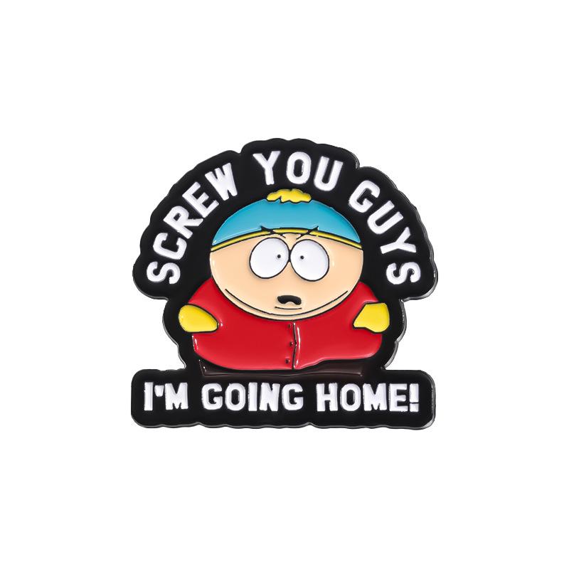 Anime Character Alloy Brooch - Creative Cartoon Badge