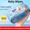 Premium Baby Wipes - 80 Count, Extra Thick & Gentle, Skin-Friendly, Hypoallergenic, Water-Based, Perfect for Mother and Baby Use.