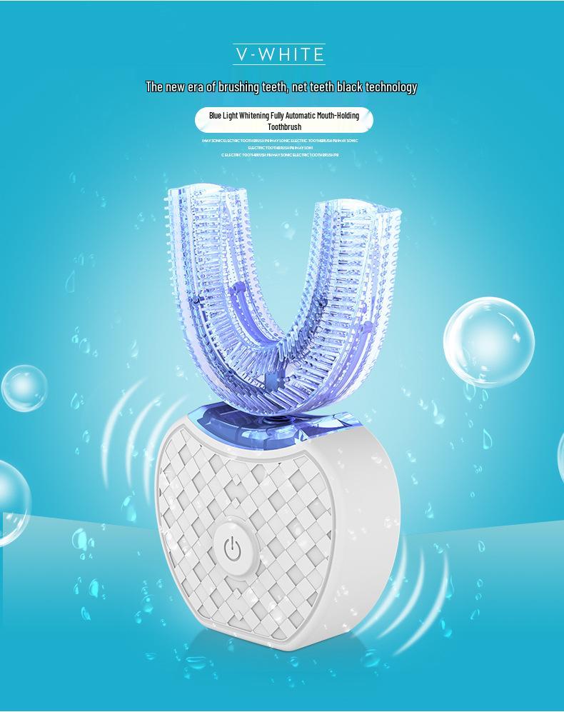 V-WHITE U-shaped Automatic Electric Toothbrush for Adults - Whitening Oral Care Brush