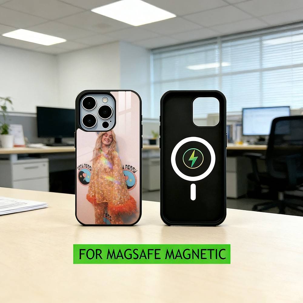 K-Katy Perry Singer Phone Case For iPhone17,16,15,14,13,12,11 Plus,Pro Magnetic with Magsafe Wireless Charging