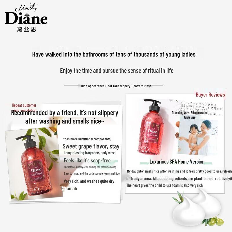 Moist Diane Citrus Scent Hydrating Shower Gel
