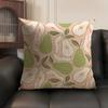 Fruit Cut Art Ins Simple Cushion Cover Natural Linen Organic Fabric DoubleSided Printing Sofa Home Decor Gift Pillow Case