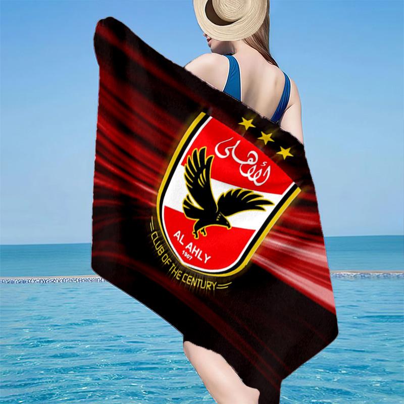 America Club's Crest With Rabbit Beach Towel, Quick-drying, Easy to Care for, Use for Both Fitness and Beach Vacations,Sports Essential Fan Gift