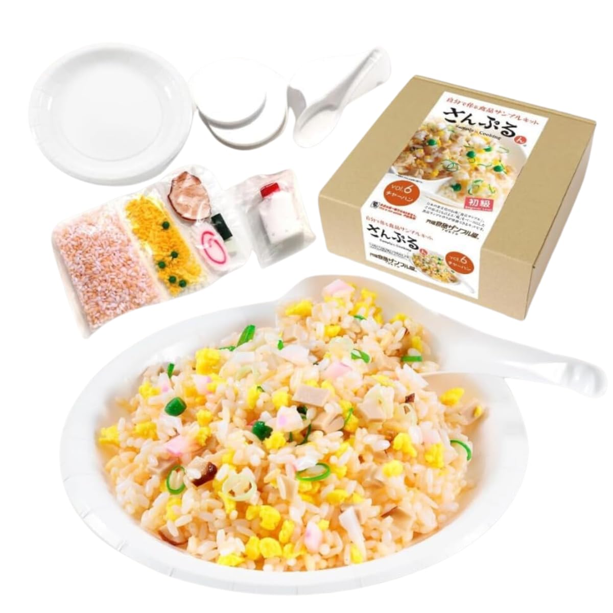 

Оригинальный магазин образцов еды Набор для изготовления образцов еды своими руками Samplerun 6 Жареный Изготовлено из безопасных ингредиентов для реплики Поделки своими руками [Официальный] Том. Рис, Дети,