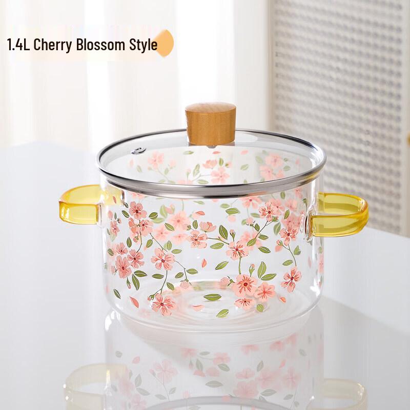 Star-Marked Instant Noodle Glass Pot