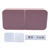 HIPS Material Makeup Box Side Flip Cover White Gray/Pink Purple Cotton Swab Holder Washable Waterproof Cotton Ball Holder Vanity