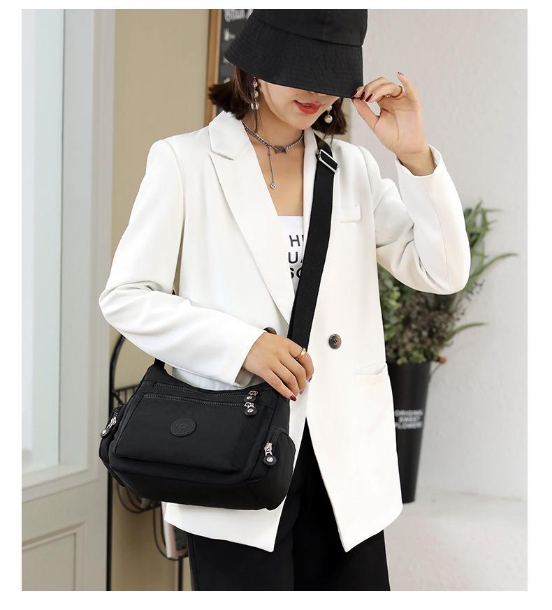 Multi-layer Women's Oxford Cloth Shoulder & Messenger Bag - Lightweight, Large Capacity Backpack & Canvas Mother Bag with Wallet