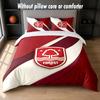 Nottingham Forest Football Design Bed Bedding Set 1 Duvet Cover + 2 Pillowcases Soft Breathable Household Bed Linens