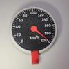 Speedometer Wall Mounted Key Holder 3D Printed Tachometer Key Hanger Pointer Rotatable Key Organizer For Entryway, Hallway