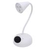Gooseneck Nail Lamp Round Base Desktop Gooseneck Nail Light Quick Drying Nai Dryer with 3pcs Lamp Ch