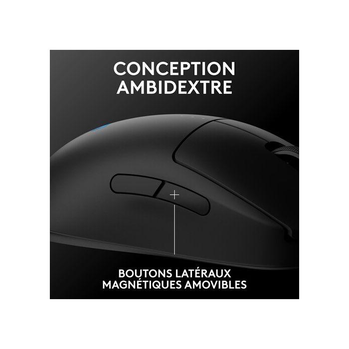Souris Logitech G PRO 2 LIGHTSPEED gaming sans fil + Dongle 8K + Pochette