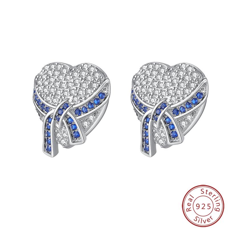 Damen Romantische 925 Silber Schneeflocke Stern Funkelnde Zirkonia Weihnachten Winter Ohrringe Passend für Hochzeitsfeier Exquisiter Schmuck