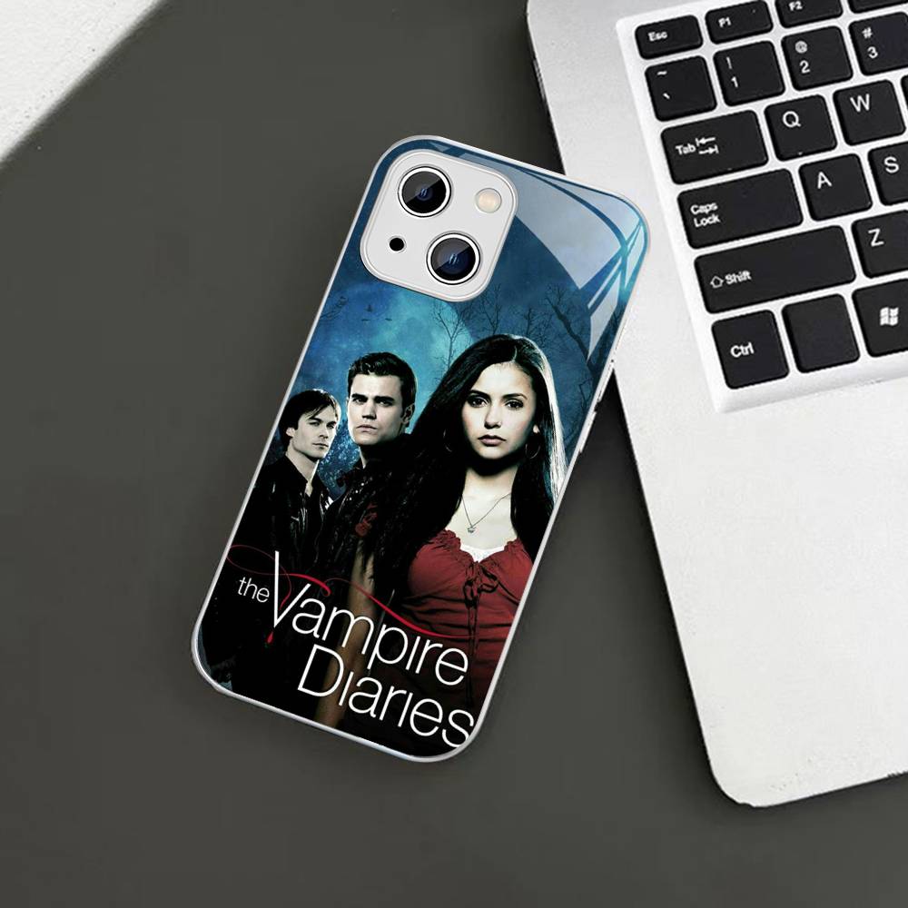 The Vampire Diaries TV For IPhone 14 13 12 Mini 11 Pro XS Max X XR 14 Plus Tempered Glass Cover