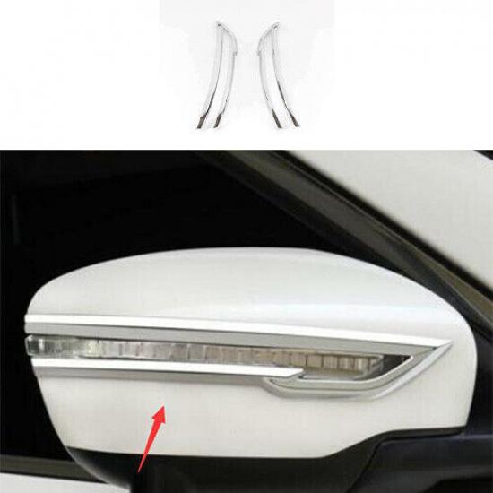 Защитная полоса от царапин на зеркало заднего вида, хромированная ABS, для Nissan Rogue Sport 2017-