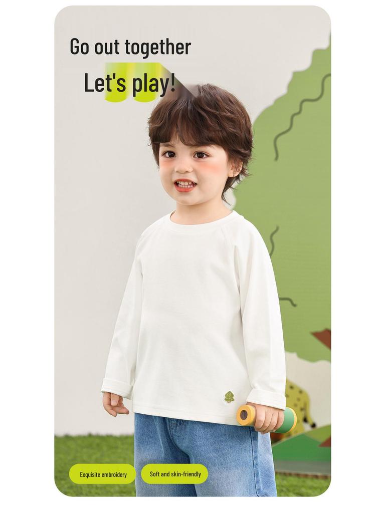Kaka Panda Jungen & Mädchen Langarm Frühlingstop - Kindersportunterwäsche für Frühling/Herbst
