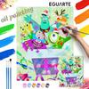 Monsters Inc Christmas Oil Paint Digital Painting Art Kit Handmade DIY Painting Kit Home Decor