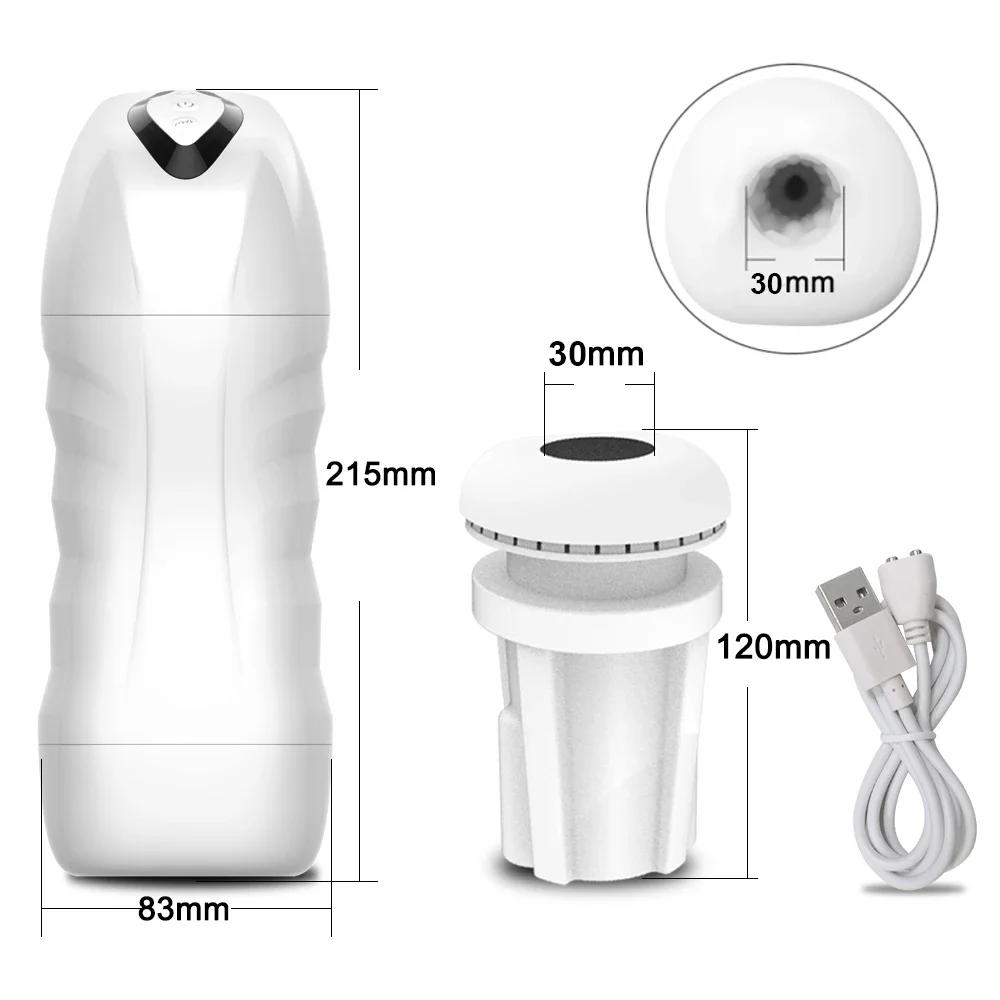 Sucking Masturbation Cup Automatic Sex Toys Masturbation Blowjob Vibrator Men's Masturbator Machine Pussy Adult Products