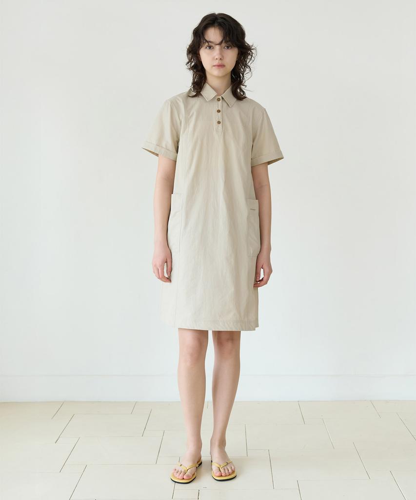 Covernat Woman Daily Easy Dress Beige