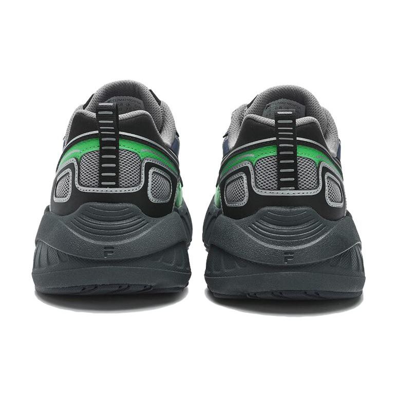 Fila Fusion Cred Navigator Bekväma Hållbara Andningsbara Låga Casual Löparskor Herr sneaker Svart Grön T12M421601FSA