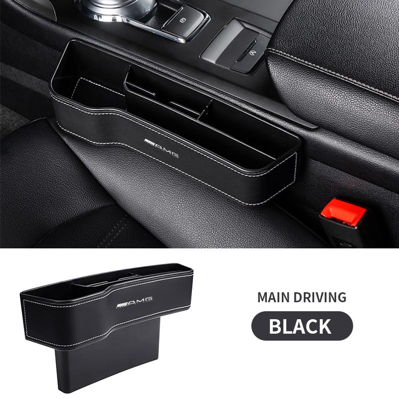 Car Seat Organizer Crevice Storage Box For Mercedes Benz C180 C200 C260 C300 W108 W124 W126 W140 W168 W169 W176 Accessories