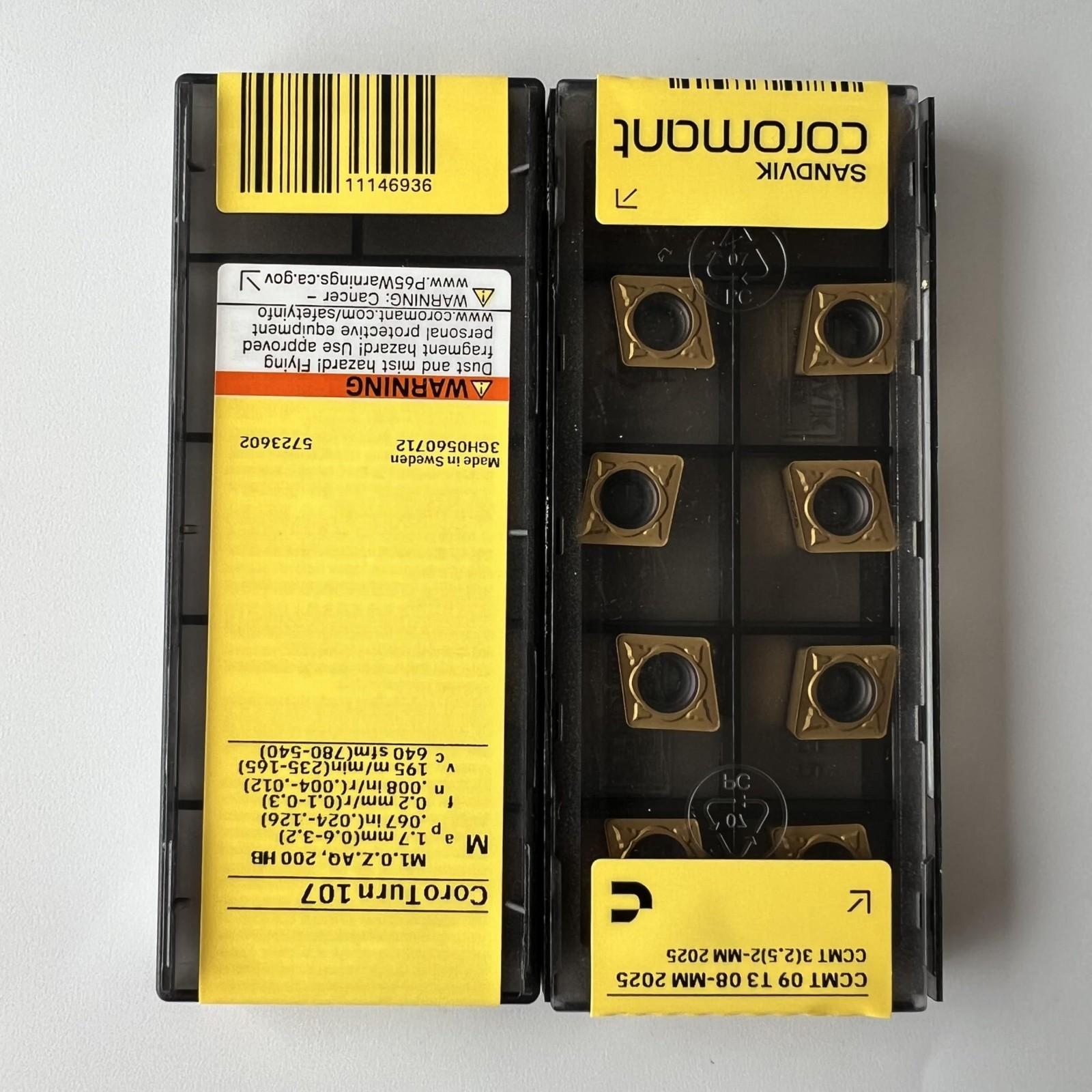 

SANDVIK / CCMT09T308-MM 2025 / Original Swedish hard alloy blade 10 Pcs