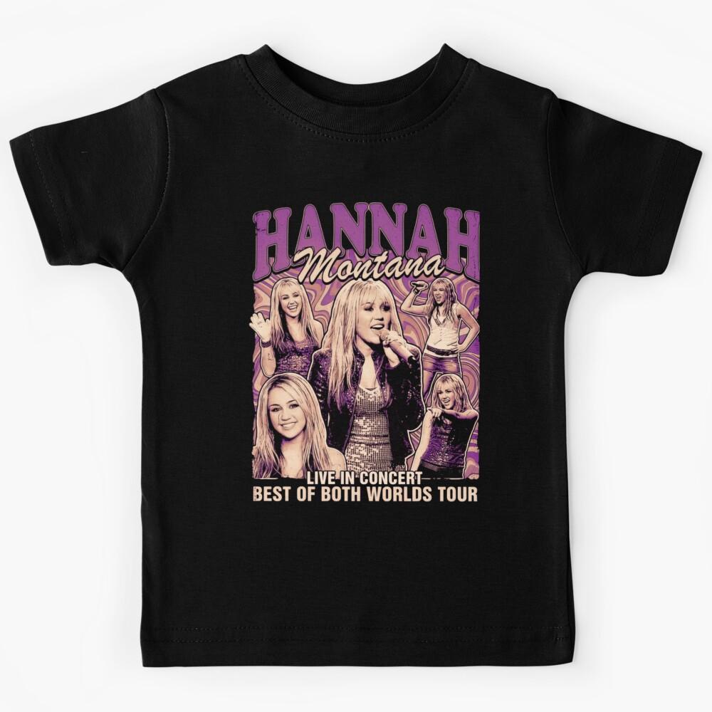 Hannah Montana Best of Both Worlds Tour Vintage Concert Classic T-Shirt Kids T-Shirt 160