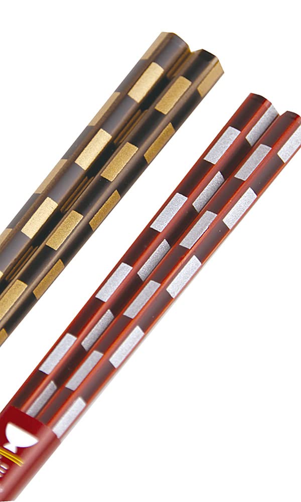 Couple Hexagonal Dishwasher Antibacterial with Design Paulownia Box and 60th Birthday Gift Chopsticks, Ring, Black, Red, Safe, Chopsticks, Wrapping,